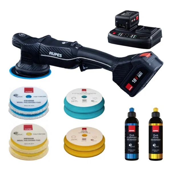 Rupes Ibrid HLR21 Kit - Çift Bataryalı Orbital Polisaj Makinesi Seti - Görsel 6