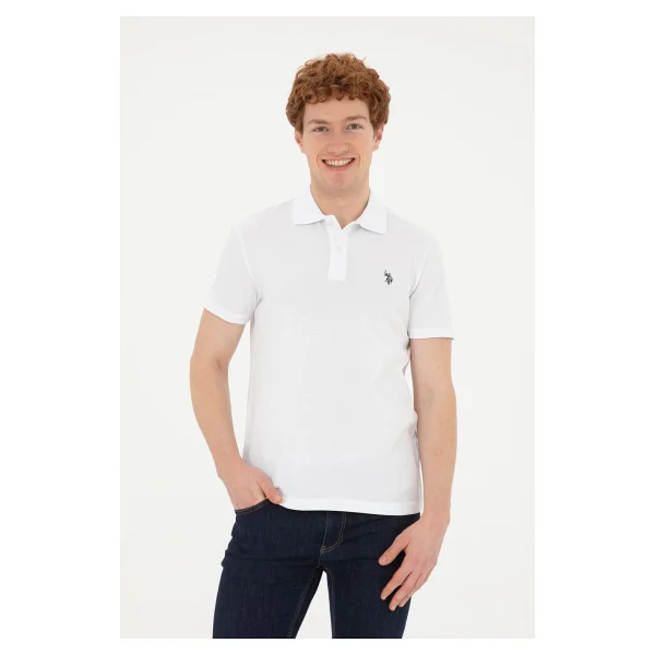 U.S. Polo Assn 50279573 Kısa Kollu Polo Yaka Erkek Tişört - Görsel 3