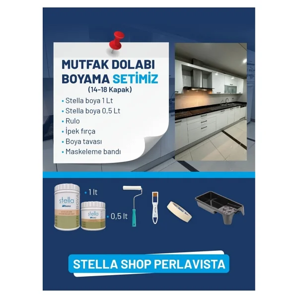 Bianca Stella Su Bazlı Sıvı Cam Ipek Mat 500ML - İpek Mat - Görsel 3