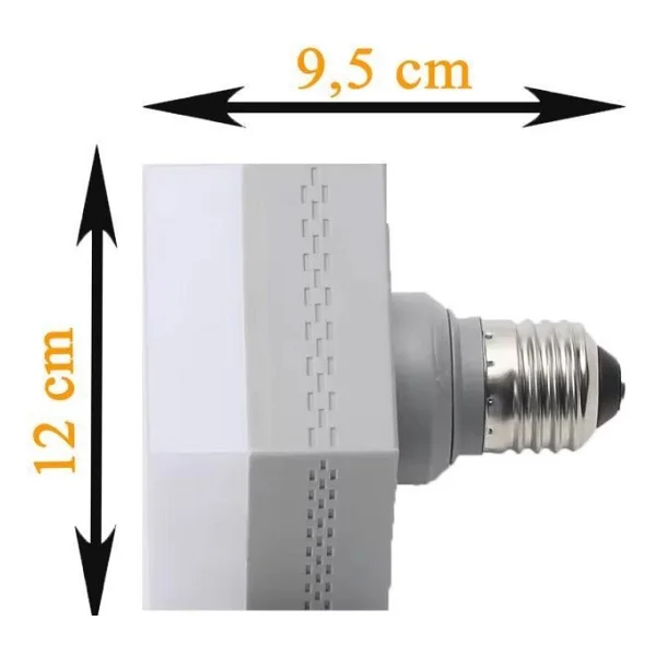 Zmr 30W Kare Led Ampul Gri 6500K Beyaz Isik Jumbo Torch Lamba - Görsel 2