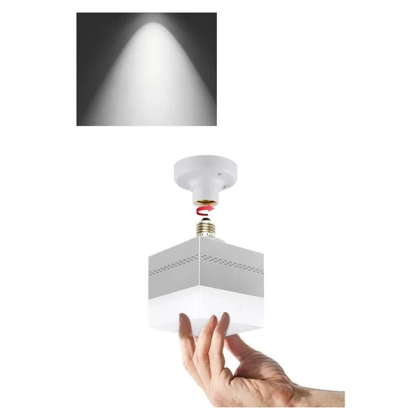 Zmr 30W Kare Led Ampul Gri 6500K Beyaz Isik Jumbo Torch Lamba - Görsel 3