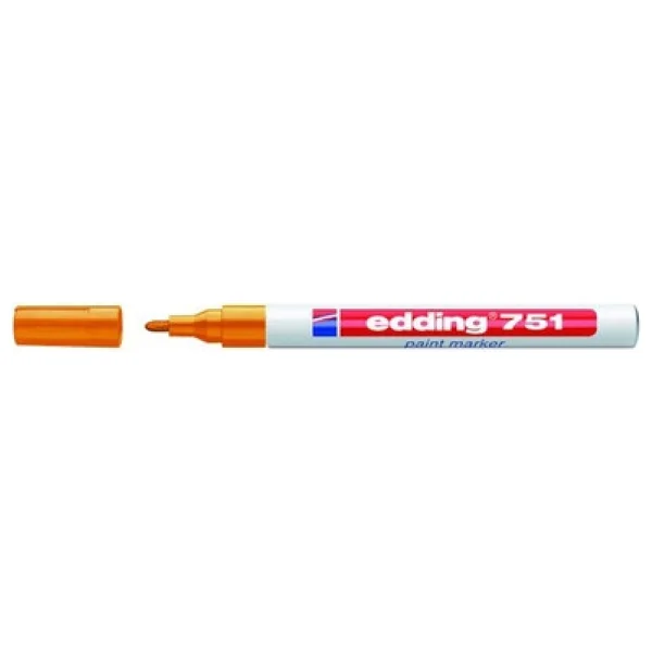 Edding 751 Turuncu Dekorasyon Marker Kalemi - Görsel 2
