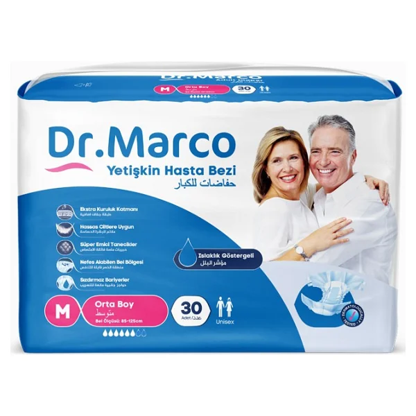Dr. Marco Belbantlı Orta Boy M 30'lu Hasta Bezi - Görsel 2