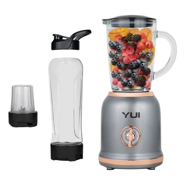 Yui M-18 3'ü 1 Arada Retro 300 W Smoothie Blender Set - Görsel 3