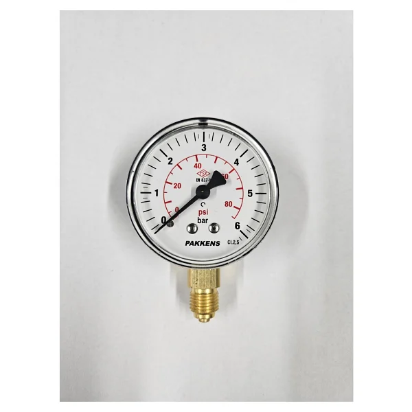 Çap 63 ALTtan 2,5 Bar Kuru Manometre - Pakkens - Görsel 7