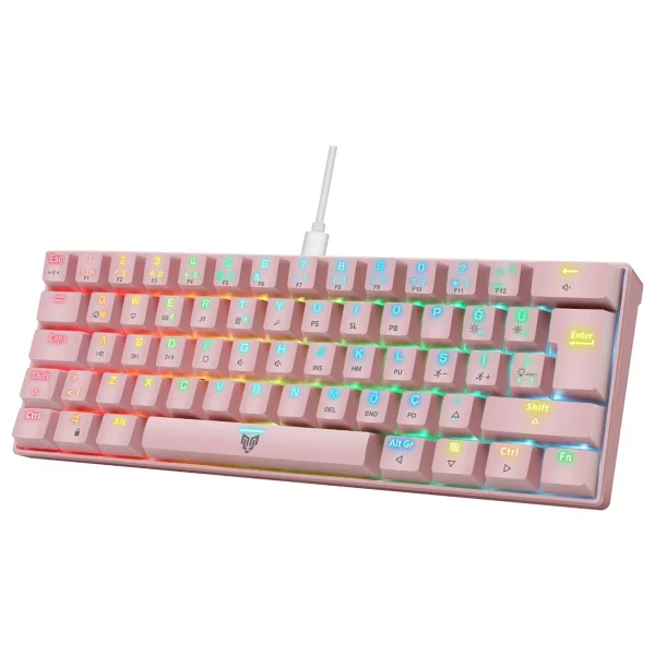 Blueforce Majesty RGB TKL Red Switch Kablolu Mekanik Oyuncu Klavyesi - Görsel 2