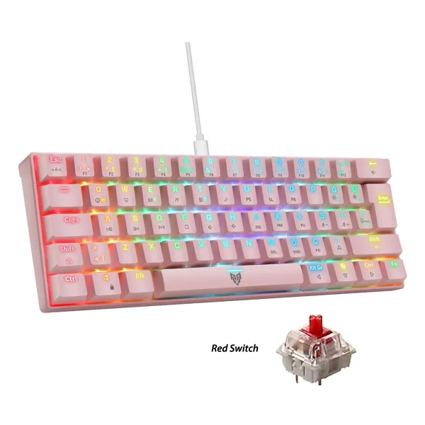 Blueforce Majesty RGB TKL Red Switch Kablolu Mekanik Oyuncu Klavyesi - Görsel 3