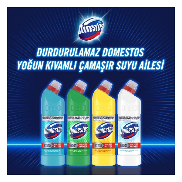 Domestos Dağ Esintisi Çamaşır Suyu 750 ml 6'lı - Görsel 8