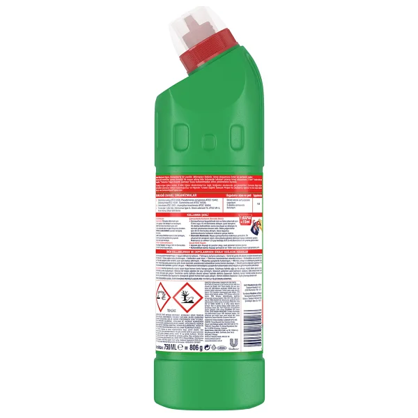 Domestos Dağ Esintisi Çamaşır Suyu 750 ml 6'lı - Görsel 9