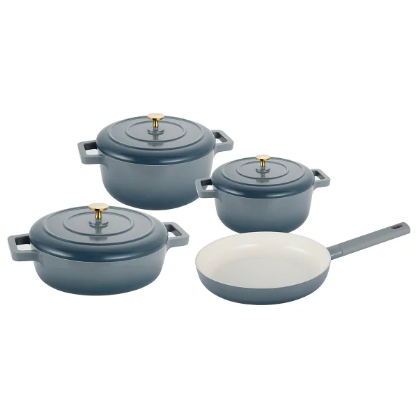 Emsan Blue Royal 7 Parça Tencere Seti - Görsel 9