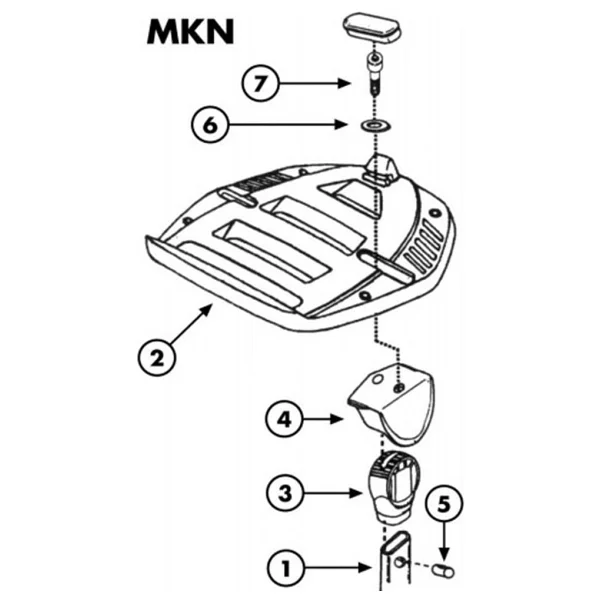 Kappa Mkn Unıversal Alt Tabla (Monolock) - Görsel 2