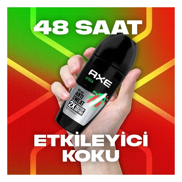 Axe Africa 50 ml Erkek Roll-On Deodorant - Görsel 5