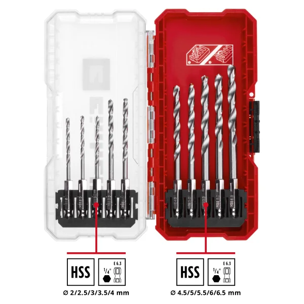 Einhell 49108723 S-Case 10 Parça Metal Delme Uç Seti - Görsel 2