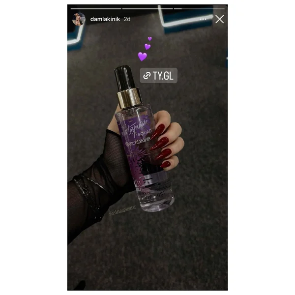 Eda Taşpınar Squad Flow Damla Kınık Collection 200 ml Kadın Vücut Spreyi - Görsel 4