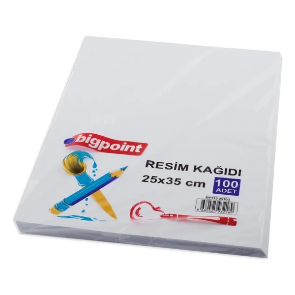 Bigpoint Resim Kağıdı 25x35cm 100'lü Paket - Görsel 2