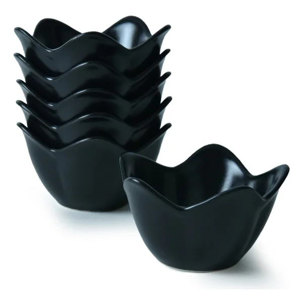 Keramika Zambak 12 cm 6 Adet Çerezlik Sosluk - Görsel 4