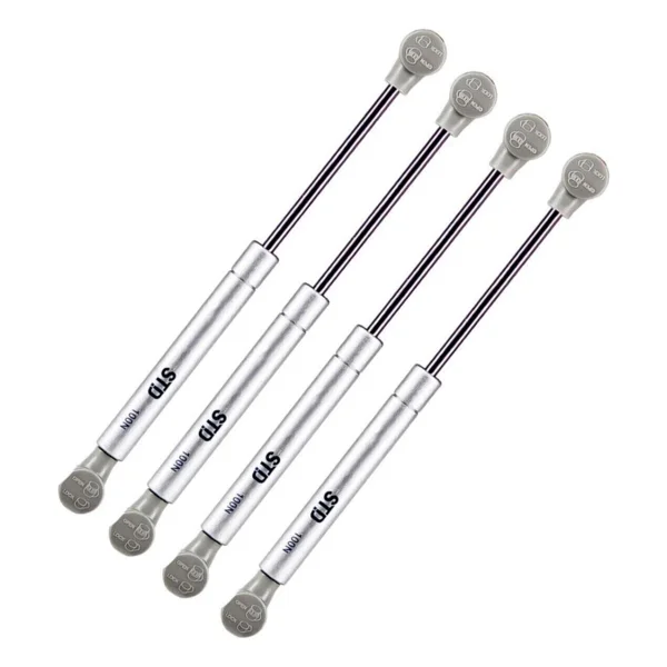 4 ADET STD Dolap Amortisörü Gazlı Piston Kapak Hidroliği 27 cm 100N - Görsel 6