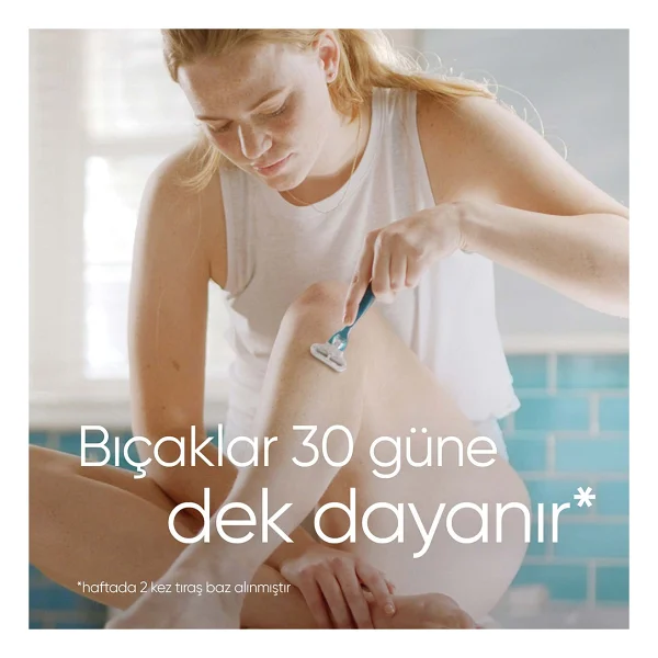 Gillette Venus Smooth 3 Başlıklı Kadın Tıraş Bıçağı - Görsel 6