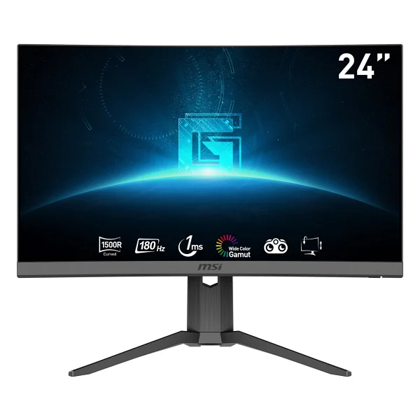 MSI G24C6P E2 23.6" 1 ms Full HD Curved 180 Hz Oyuncu Monitörü - Görsel 2