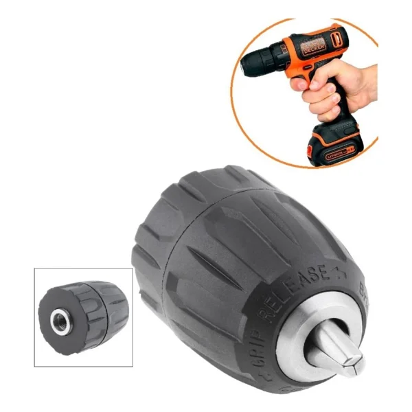 Depolife Şarjlı Matkap Uyumlu Mandren 1-10MM 3-8mm Profesyonel Kullanım Otomatik Anahtarsız Süpra Mandren - Görsel 2