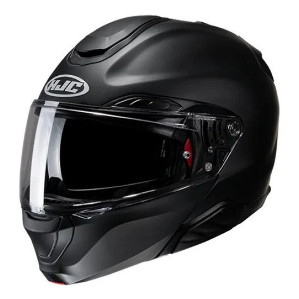 HJC RPHA91 Mat Siyah Çene Açılır Motor Kaskı - Görsel 6