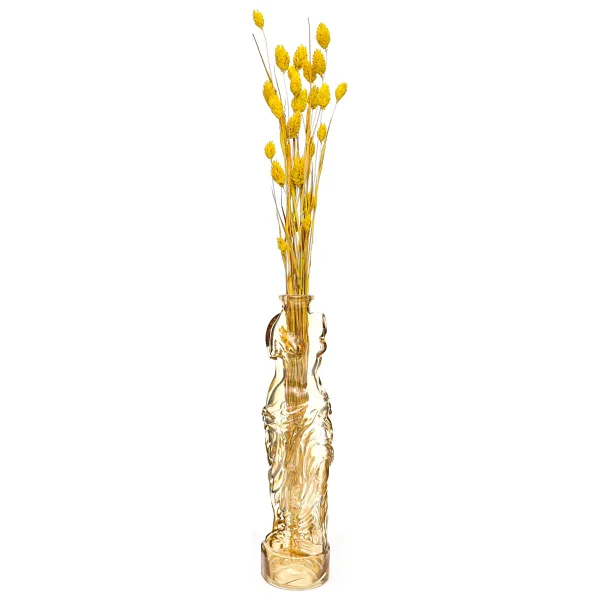 Missi Amber Rengi Venüs Cam Vazo(25 Cm) - Çiçek - Görsel 2