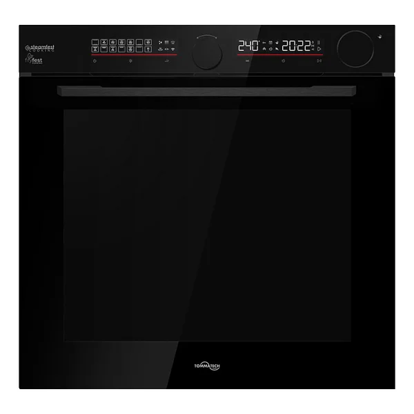 Tommatech TAF6001BS Siyah Cam Ankastre Fırın - Görsel 8