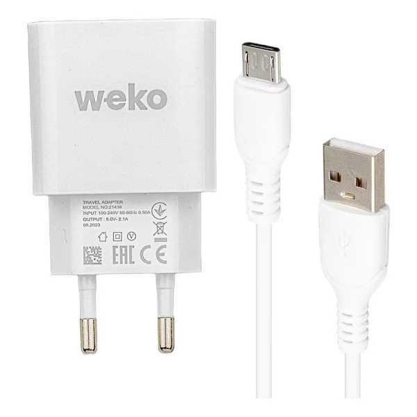 Weko WK-21436 Micro USB Kablolu Hızlı Şarj Aleti - Görsel 8