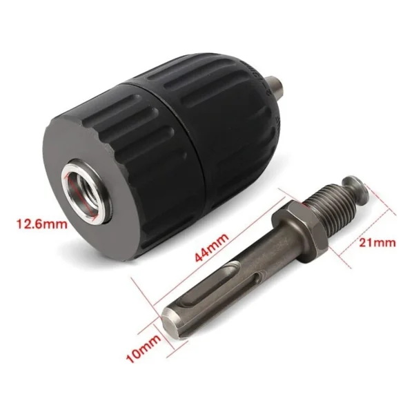Depolife Kırıcı Delici Mandren Sds Plus Mandren Adaptörü Sds Uçlu 1/2 Mandren ve Mıknatıslı Bits Adaptör - Görsel 4