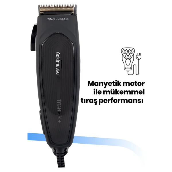 Goldmaster GM-8116 Titanyum Saç Kesme Makinesi - Görsel 2