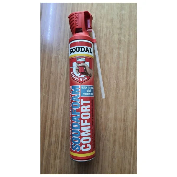 Soudal Soudafoam Comfort Üstün Yapıştırma Gücüne Sahip Poliüretan Montaj Köpüğü 750 ml (12 Adet) - Görsel 4