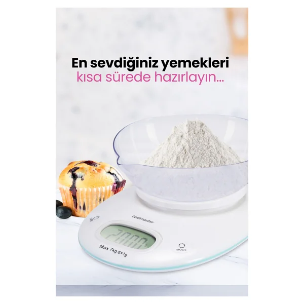 Goldmaster IN-6121 Ölçüm Mutfak Tartısı - Görsel 5