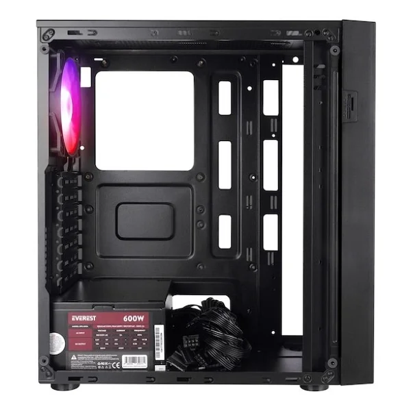 Everest Faced V5 4 Fanlı 600 W ATX Oyuncu Kasası - Görsel 4