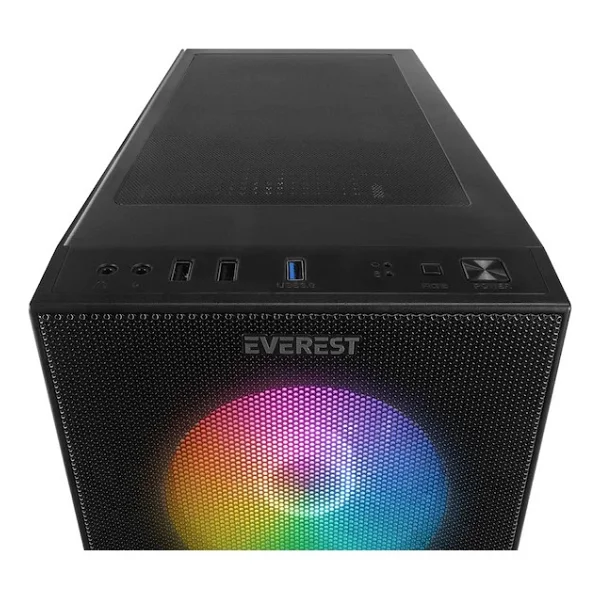Everest Faced V5 4 Fanlı 600 W ATX Oyuncu Kasası - Görsel 5