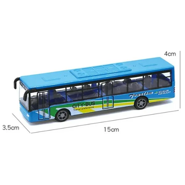 Ctoys 1210-1D17 Metal Cek Birak Otobus Oyuncak - Görsel 2