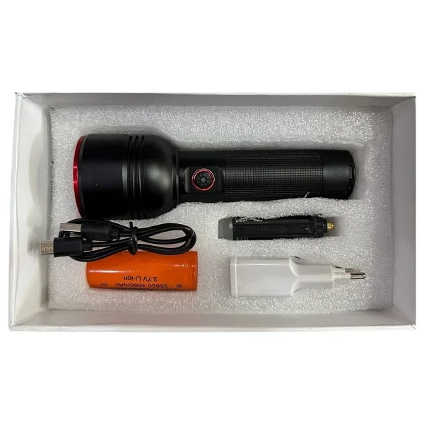 PowerDex PD-6900 2000 Lümen LED Şarjlı El Feneri - Görsel 6