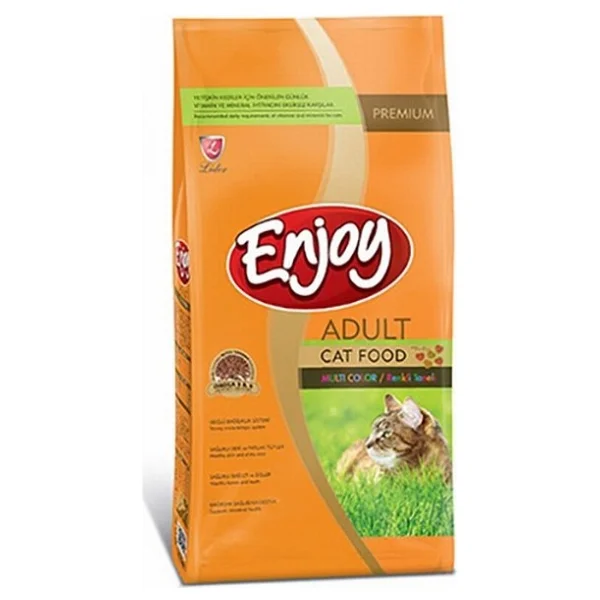 Enjoy Renkli Taneli Tavuklu 15 kg Yetişkin Kedi Maması - Görsel 5