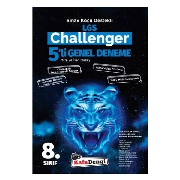 Kafa Dengi Yayınları 8. Sınıf LGS Challenger 5'li Genel Deneme - Görsel 3