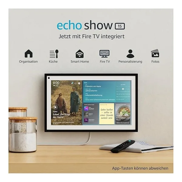 Amazon Echo Show 15 Akıllı Asistan Hoparlör - Görsel 6