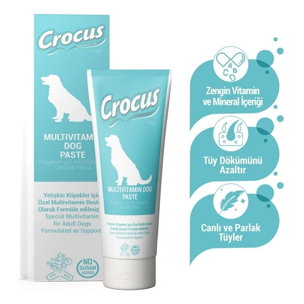 Crocus 100 gr Köpek Multivitamin Macun - Görsel 4