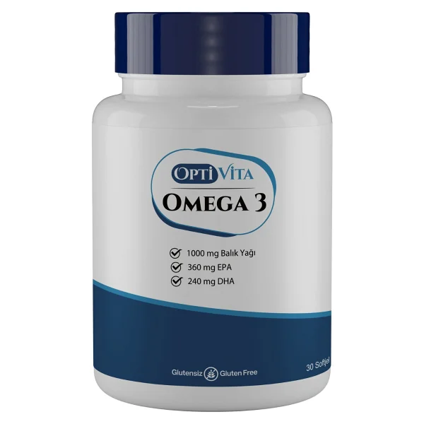 Optivita Omega 1000 mg Balık Yağı, EPA + DHA 30 Kapsül Softjel - Görsel 6