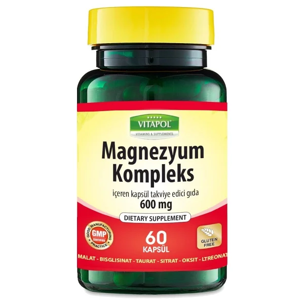 Vitapol Magnesium Complex 60 Kapsül - Görsel 3