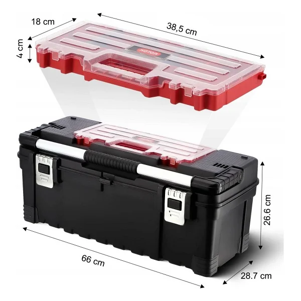 Keter Pro 17181010 26" El Takım Çantası - Görsel 4