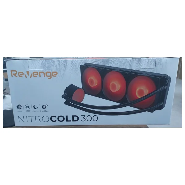 Revenge Nitro Cold 300 RGB Infinite Panel 360 mm İşlemci Sıvı Soğutucu - Görsel 3
