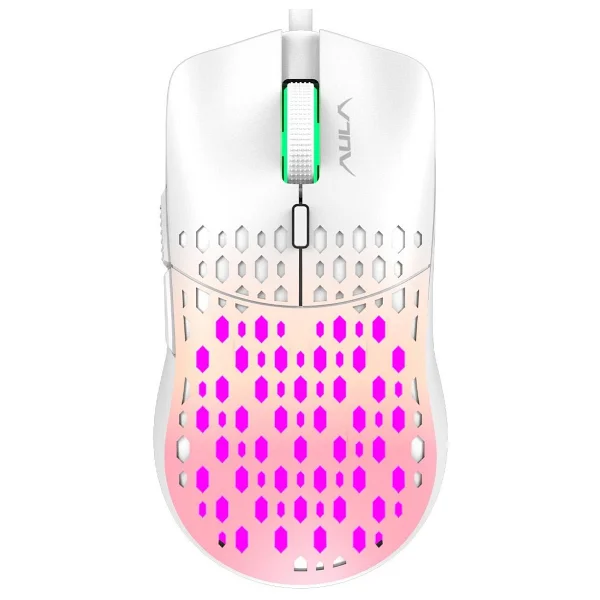 Aula S11 Pro Pembe RGB Optik Kablolu Oyuncu Mouse - Görsel 9