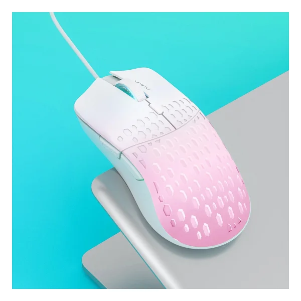 Aula S11 Pro Pembe RGB Optik Kablolu Oyuncu Mouse - Görsel 3
