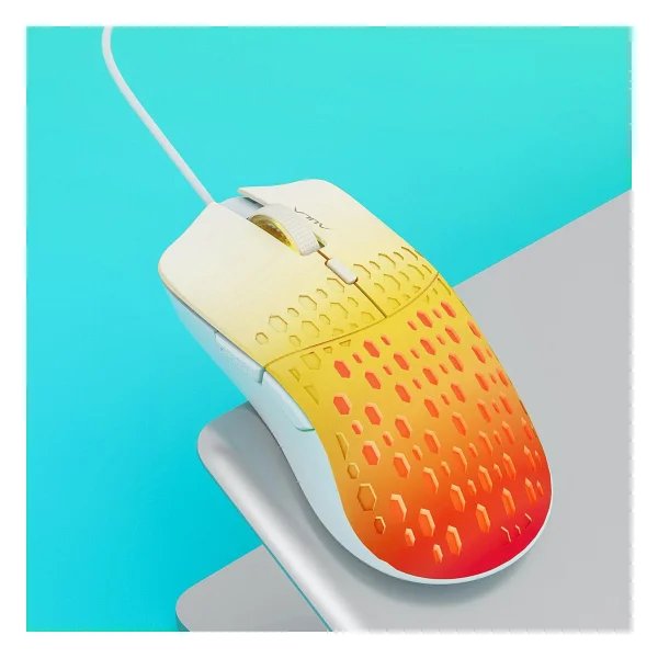 Aula S11 Pro Turuncu RGB Optik Kablolu Oyuncu Mouse - Görsel 4