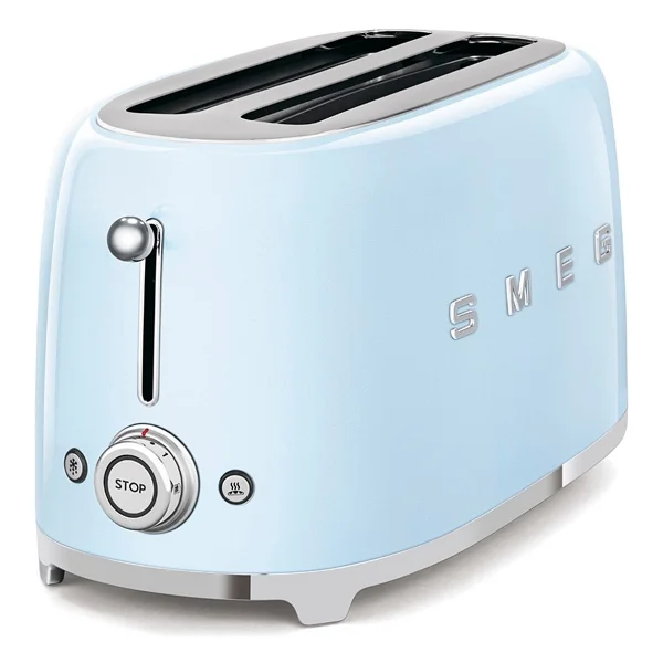 Smeg TSF02PBEU Mavi 2x4 Slot Ekmek Kızartma Makinesi - Görsel 5