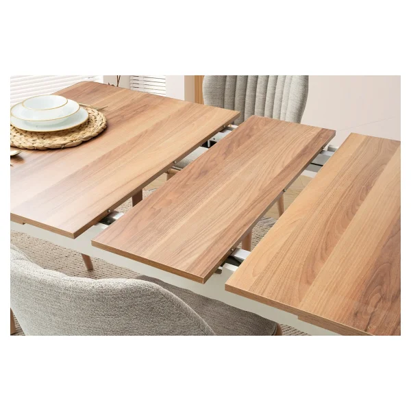 Aydınev Antik Mdf Açılır Yemek Masası - Ceviz - 140x90 - Görsel 3