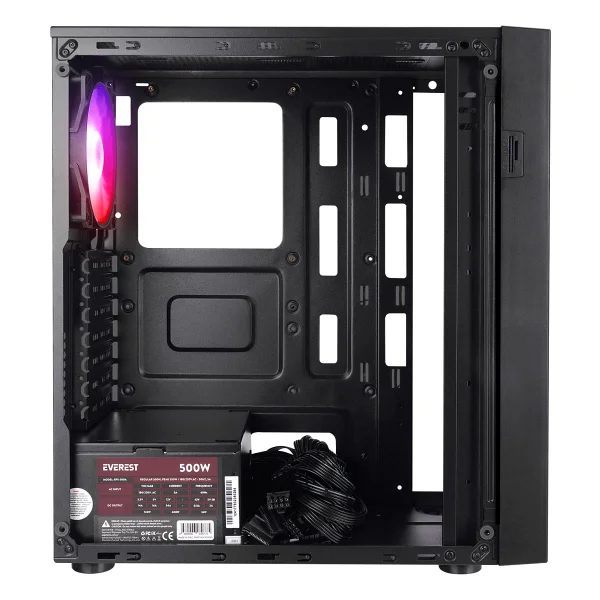 Everest Faced V3 4 Fanlı 500 W ATX Oyuncu Kasası - Görsel 4